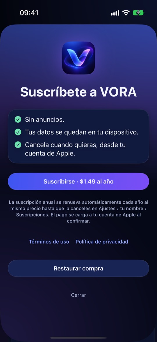 Prueba gratuita y suscripción